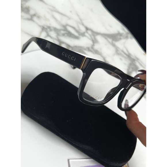 NEW Gucci GG1138O Black Eyeglasses Frames Unisex - Picture 9 of 10